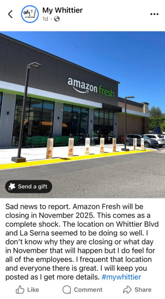 A New Era for Amazon Fresh: The End of Physical Stores and a Focus on Delivery and Whole Foods