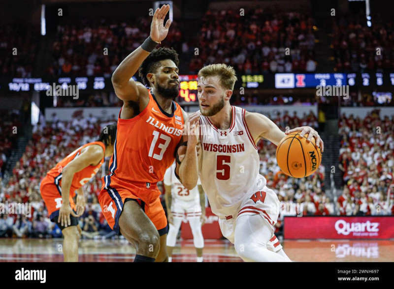 Badgers Basketball Soars to Victory in Thrilling Overtime Showdown with Illinois