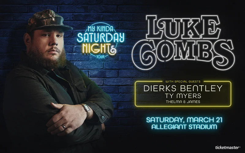 Luke Combs Brings the Saturday Night Magic to Las Vegas