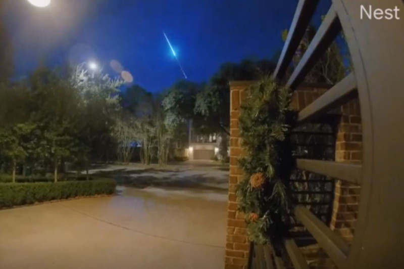 Astronomical Intruder: Meteor Strikes Houston, Texas