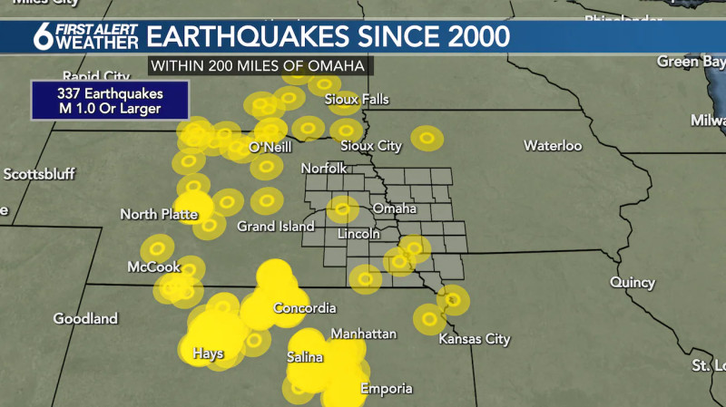 Magnitude 4.1 Earthquake Rumbles Southeast Nebraska