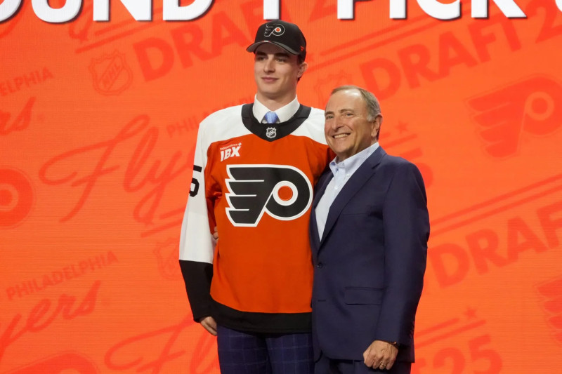 Porter Martone Joins Flyers as Top Prospect Signs Entry-Level Contract