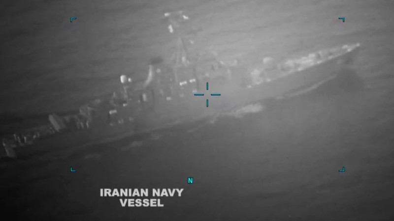 USS Spruance (DDG 111) Intercepts Iranian Cargo Ship in the Gulf of Oman