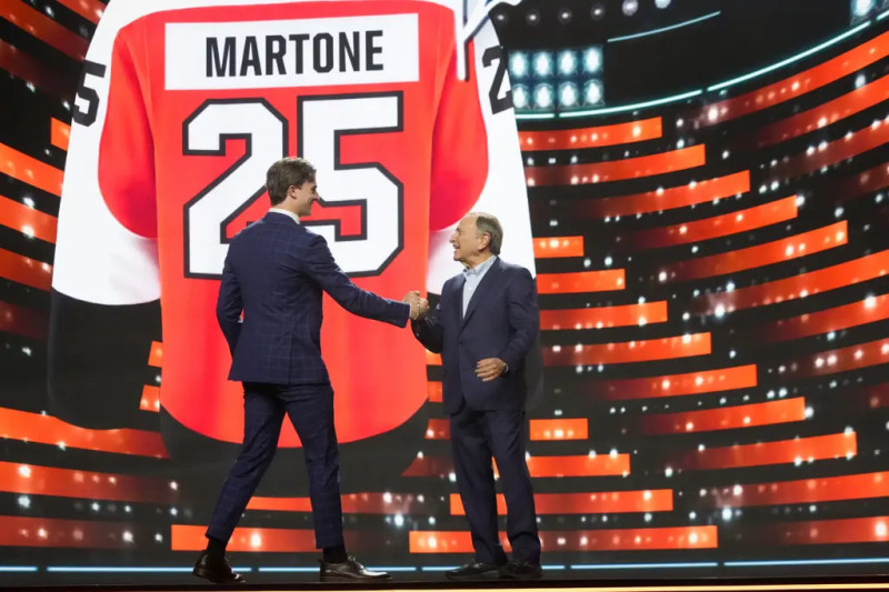 Martone Flyers Make Waves in the NHL