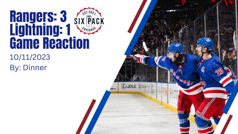 Rangers Upend Lightning in Centennial Season Finale