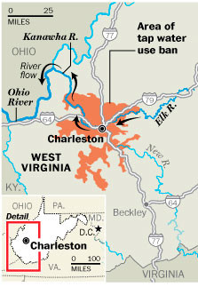 Residents Under Siege as Chemical Spill Shrouds West Virginia in Crisis