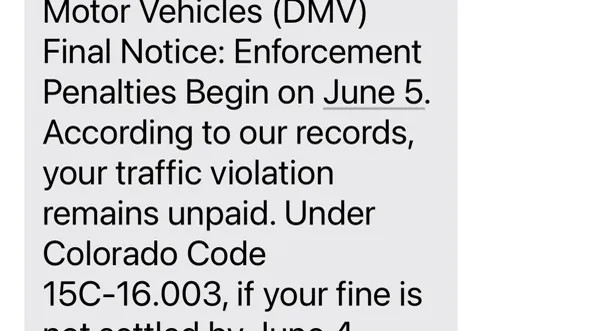 Colorado DMV Scam Texts: Why You Shouldn’t Click That Link