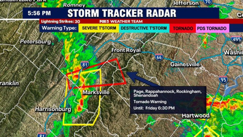 Tornado Watch in Effect for Maryland and Virginia—What You Need to Know Now