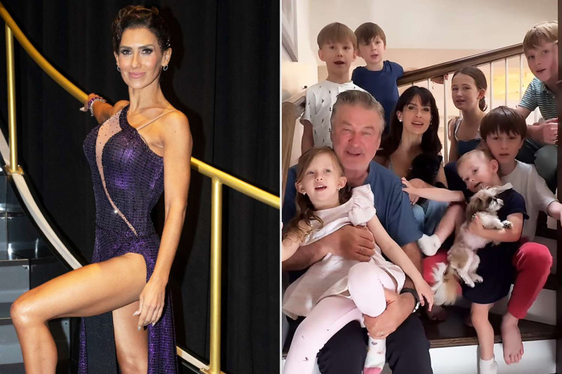 Hilaria Baldwin Dazzles on DWTS While Juggling Alec and Seven Kids