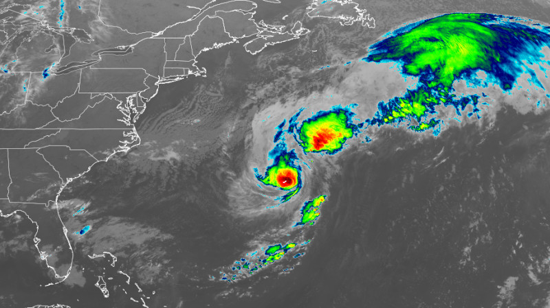 Hurricane Imelda Pounds Bermuda, Rip Currents Hit Orlando Shores