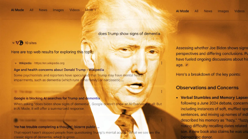 Trump's Mental Sharpness Under Fire Amid Google Search Controversy