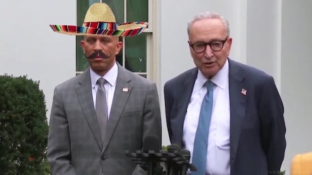 Trump's Sombrero Memes Target Jeffries, Spark Outrage in Congress