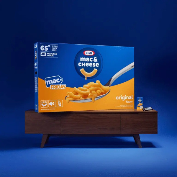 Kraft Unveils the Ultimate Black Friday Deal: The 65-Inch Mac & Cheese Box