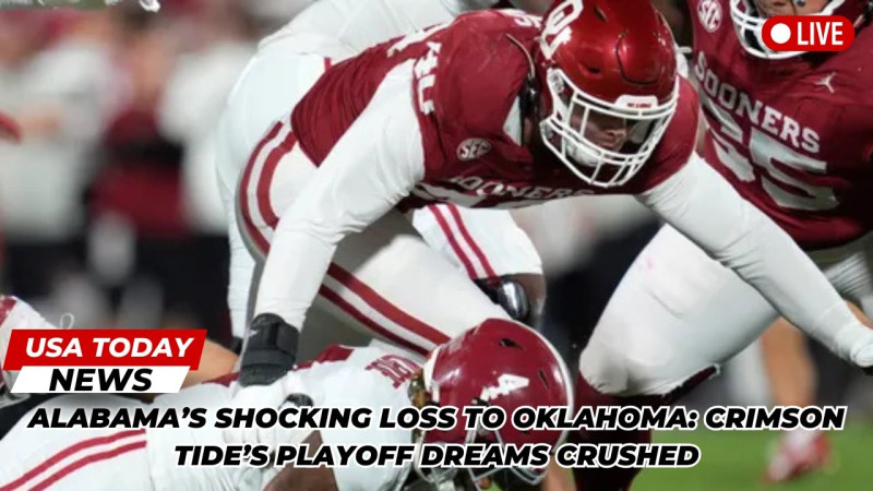 Alabama Tumbles After Shocking Loss to Oklahoma