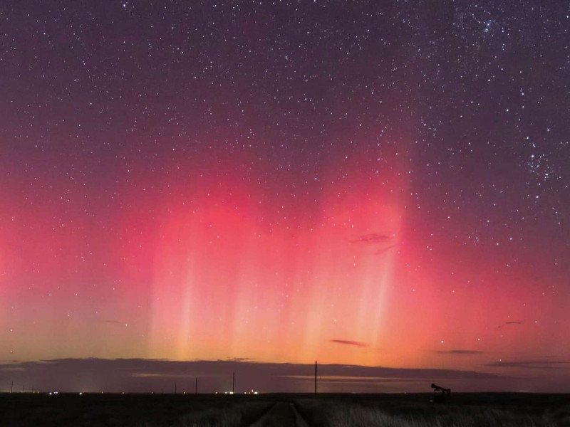 Is the Aurora Borealis Making a Rare Appearance Over Texas?