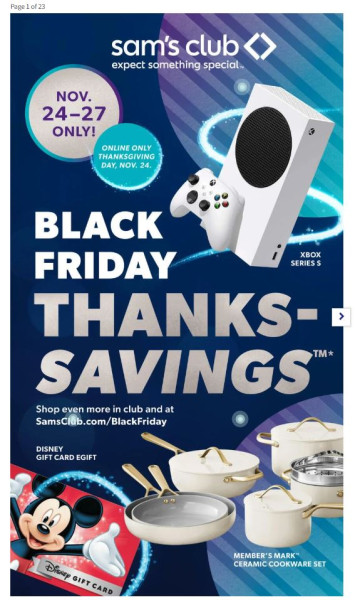 Sam's Black Friday: Big Savings and Exclusive Deals