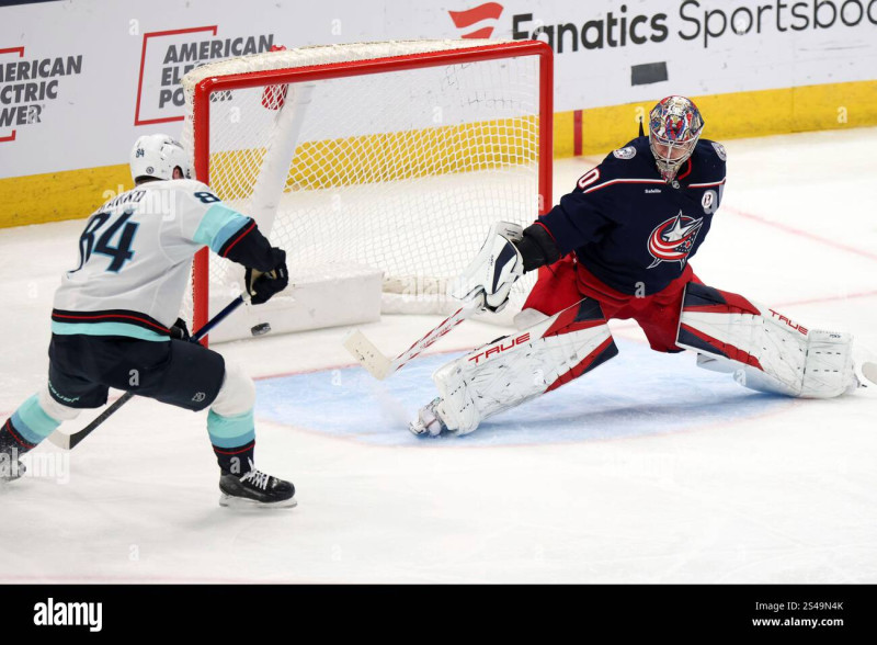 The Seattle Kraken Face Off Against the Columbus Blue Jackets