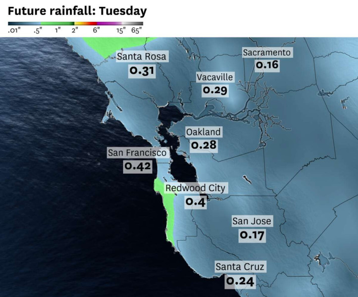 West Coast Weather Update: San Francisco and Los Angeles Rainfall Predictions