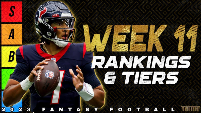 Who Should I Start in Week 11: Fantasy Football Rankings