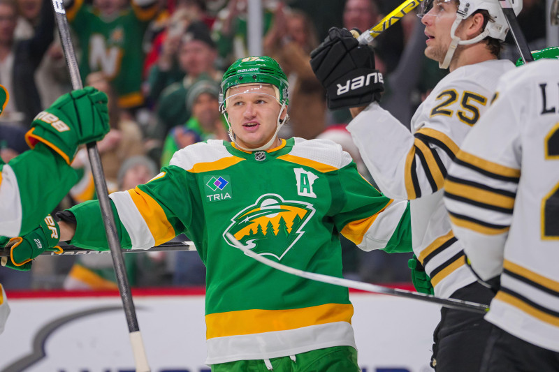 Wild's Dominance Over Bruins: Kaprizov Shines in Blowout Victory