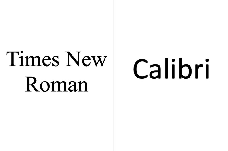 The Great Font Shift: Times New Roman vs. Calibri in U.S. Diplomacy
