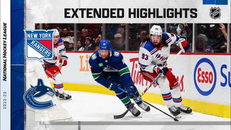 Canucks vs Rangers: A Clash of Titans in the NHL