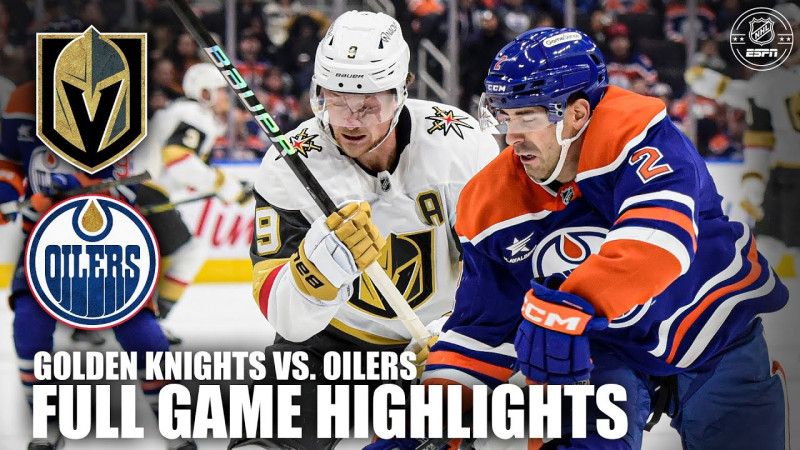 Edmonton Oilers Defeat Vegas Golden Knights in Thrilling OT Victory