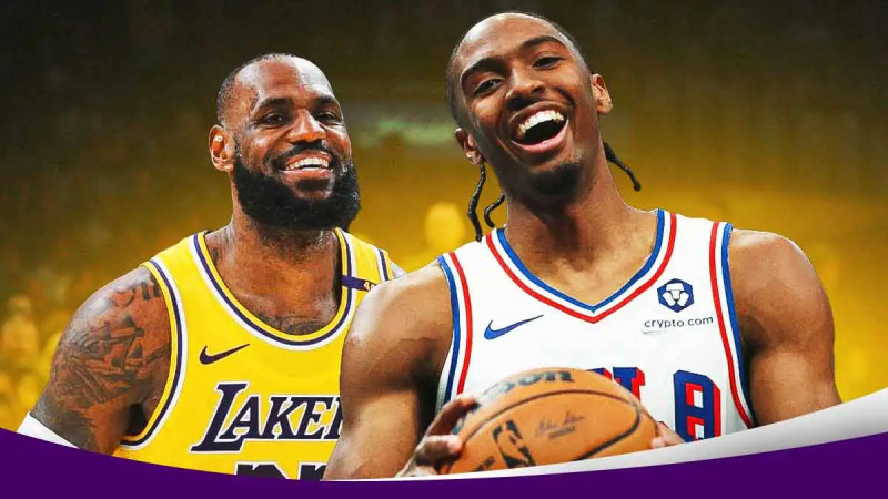 The Lakers and 76ers' Thrilling Game: Tyrese Maxey's Stellar Performance Amidst 76ers' Loss