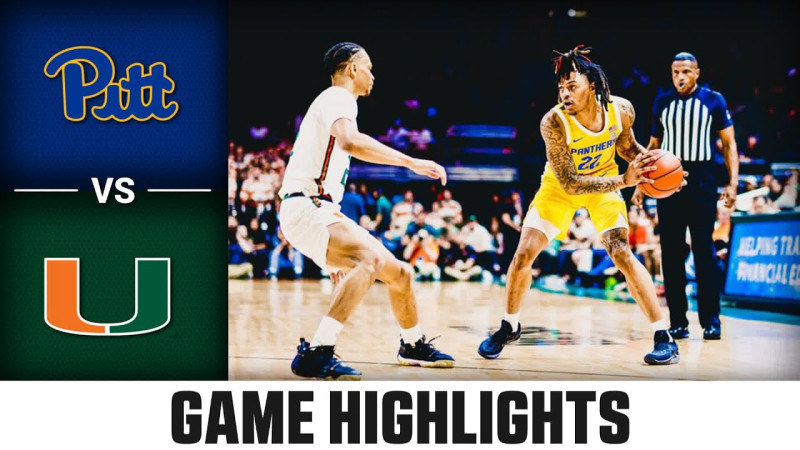 Miami Hurricanes Clash with Pitt Panthers in Thrilling Showdown
