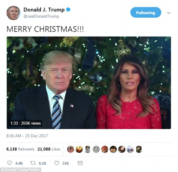 Trump's 2025 Christmas Message: A Mix of Holiday Cheer and Political Criticism