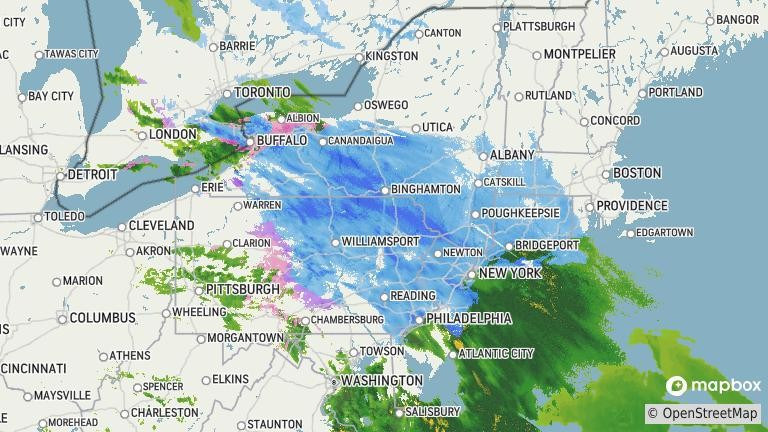 Winter Weather Blasts Through Philadelphia