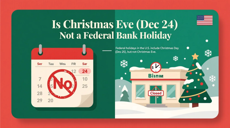 When is Christmas Eve, and What Does it Mean for Banks and Federal Holidays