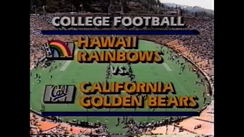 Where to Watch Hawaii Rainbow Warriors Football vs. California Golden Bears Football