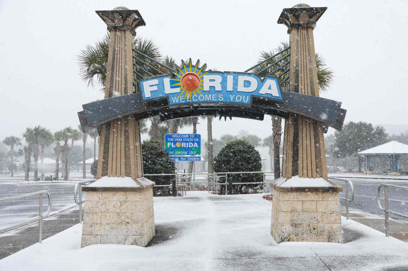 Florida Snow Weather: A Rare Winter Wonderland in the Sunshine State