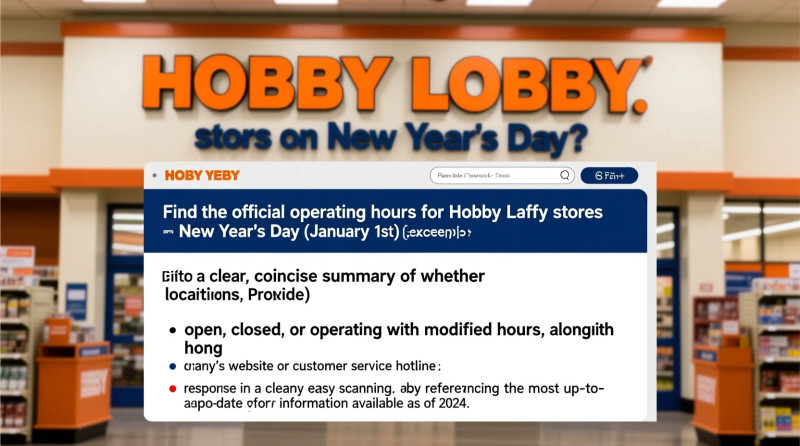 Is Hobby Lobby Open on New Year's Day 2026?