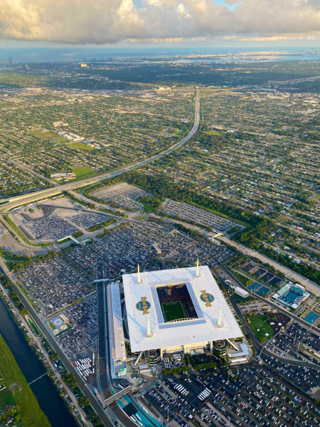 Ivanka Trump and Donald Trump Make a Splash at Miami Gardens Football Showdown