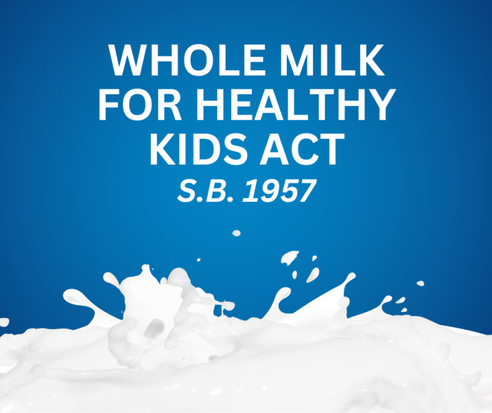 Whole Milk for Healthy Kids Act: A Paradigm Shift in School Nutrition