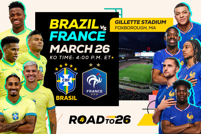 Brazil vs. France: An International Showdown at Gillette Stadium