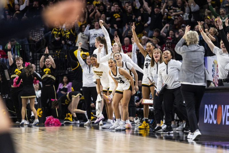 Iowa Women's Basketball Clinches Big Ten Tournament Title Game Berth