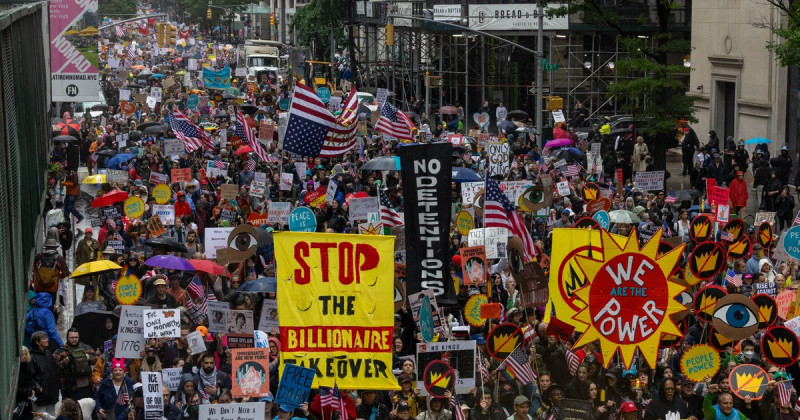 No Kings Protests Hit NYC, Mobilizing for March 28