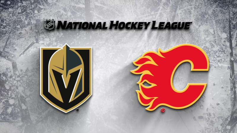 Flames Face Off Against Golden Knights in Intense In-Game
