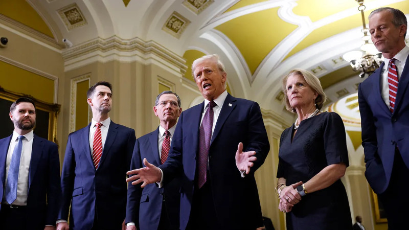 GOP Senate Pressures Mike Johnson to Fund DHS, but Standoff Looms