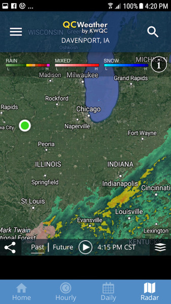 Roughing It: Iowa City Weather Radar