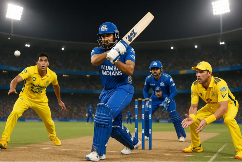 Mumbai Indians vs. Chennai Super Kings: A Crushing Defeat