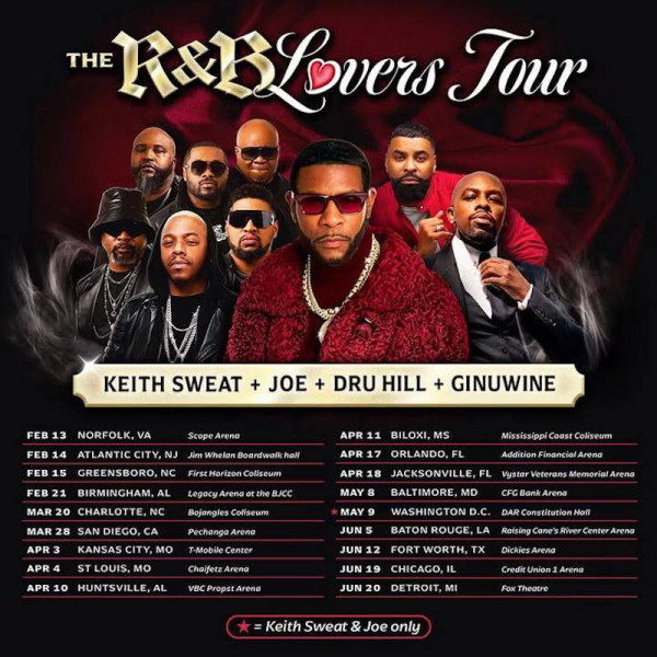 Raymond and Brown Tour: The R&B Tour 2026