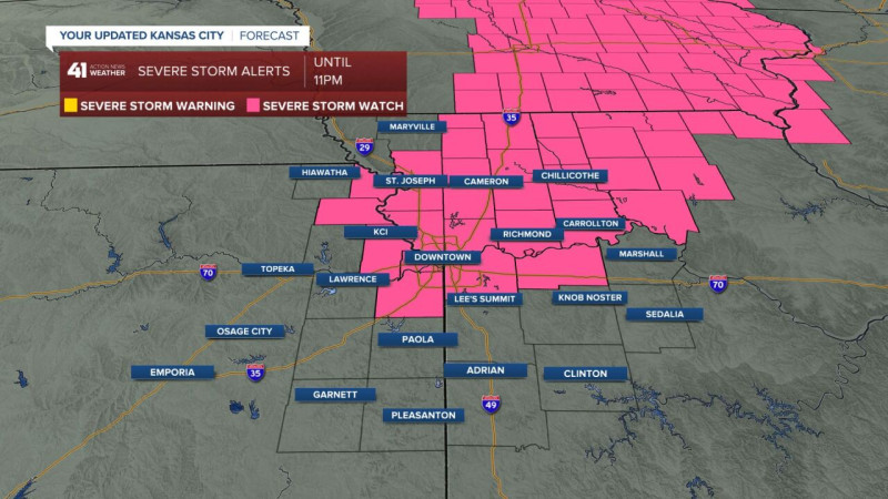 Severe Thunderstorm Watch: Kansas City Braces for Overnight Storms