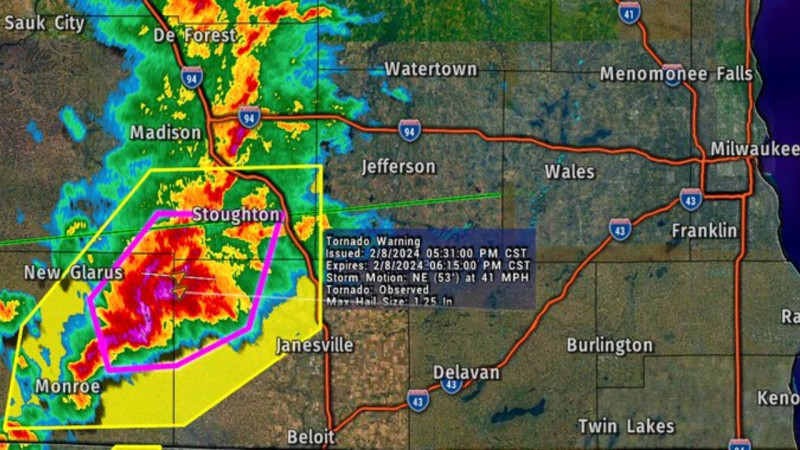 Tornado Watch Issues in Wisconsin Sparks Urgent Preparedness