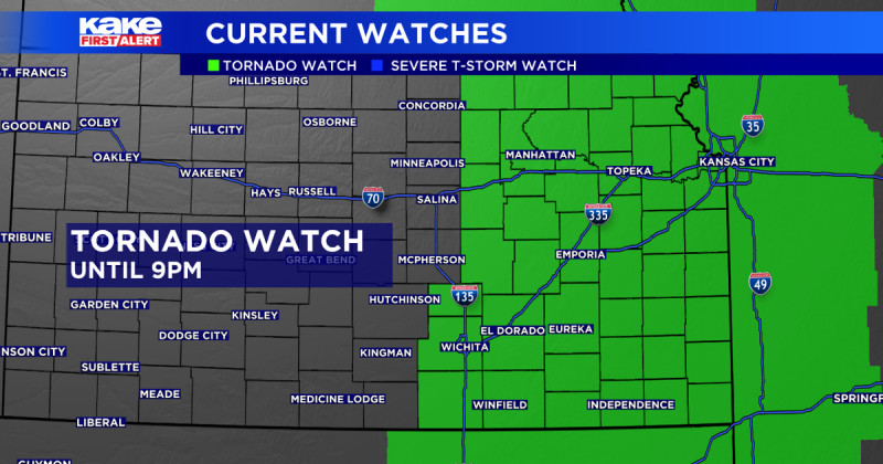 Wichita, KS, Braces for Tornado Threat Amid Severe Weather Alerts