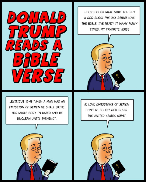 Trump to read Bible verse