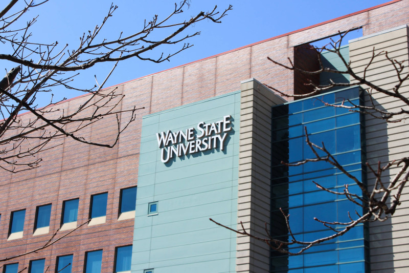 Fire Engulfs Historic Maccabees Building at Wayne State University